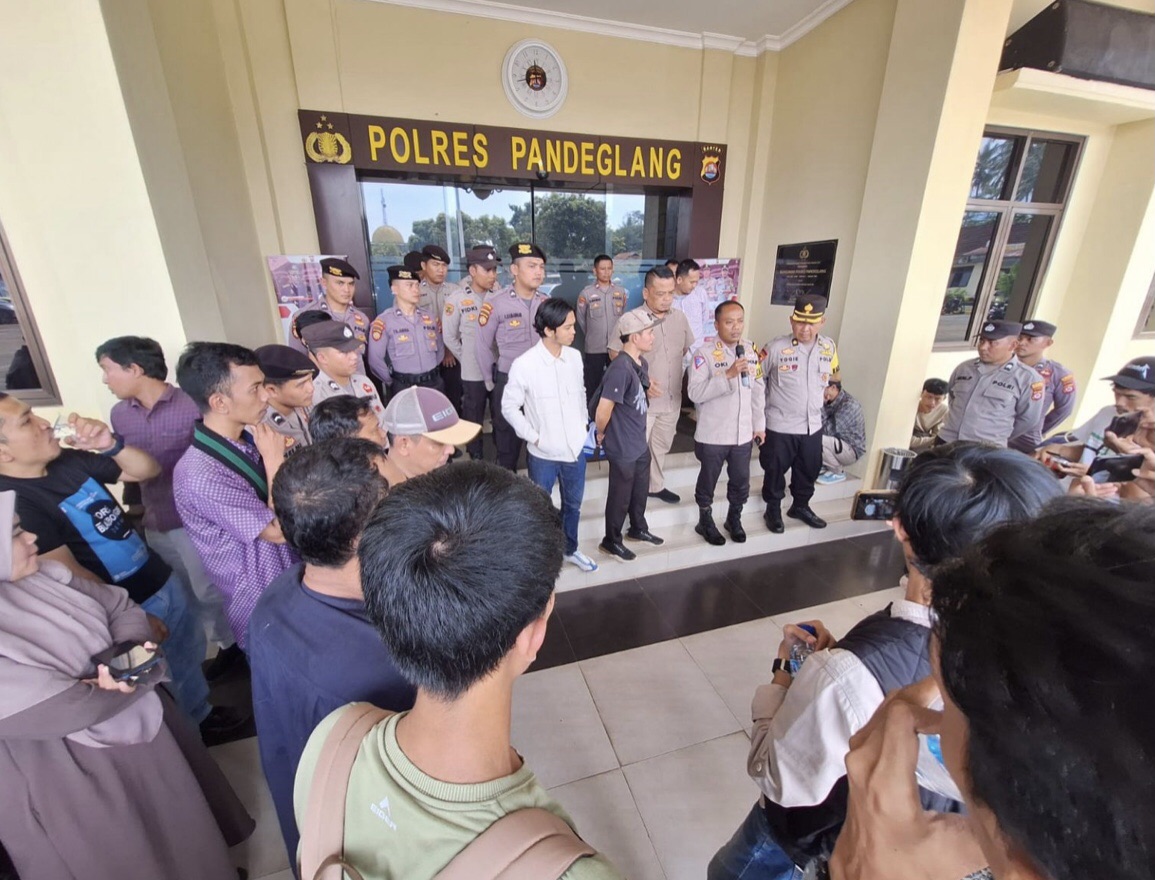 Aktivis HMI Gerudug Polres Pandeglang Desak Oknum Satpol PP Cadasari Di Tindak Tegas